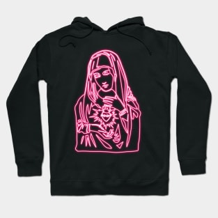 Pink Neon - Immaculate Heart of Mary Hoodie